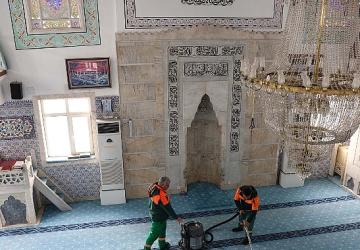 Çankaya'da Ramazan Öncesi İbadethane Temizliği