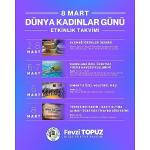 Milas Belediyesi 8 Mart'ı Birbirinden Farklı Etkinliklerle Karşılayacak