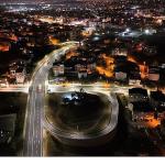 Dev proje, gece görüntüsüyle de göz kamaştırıyor