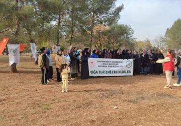 Gazihandede Mesire Alanı’nda, kuş gözlem ve doğa yürüyüşü etkinliği yapıldı