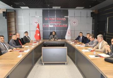 Adıyaman İl Sağlık Müdürlüğü tarafından ‘Haftalık Değerlendirme Toplantısı’ gerçekleştirildi