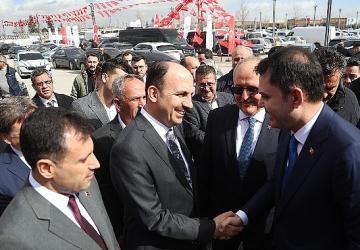 Bakan Kurum Konya'da TOKİ Konutları ve Yeni Sanayi Sitesi 3. Etabın Kura Çekim Programına Katıldı