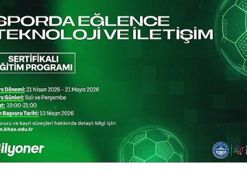 Sporda Eğlence, Teknoloji ve İletişim Sertifika Programı İkinci Kez Başlıyor