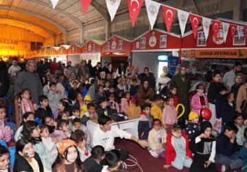 Kahta’da miniklerden Kur’an tilaveti ve ilahilerle ramazan etkinliği