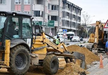 İstasyon Caddesi'ne yeni kanalizasyon hattı