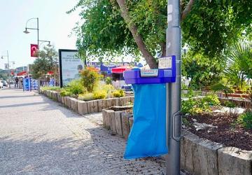 Ayvalık'ta Yeni Nesil Şeffaf Çöp Potası Dönemi