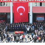 Şehit İtfaiye Erimiz Mehmet Tekeli Son Yolculuğuna Uğurlandı