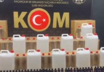 81 ilde sahte ve kaçak alkol operasyonu: 91 bin 384 litre ele geçirildi