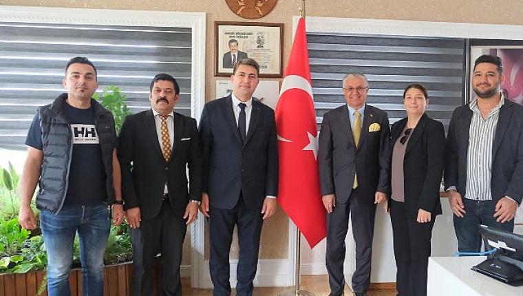 Oda Başkanı Çelik'ten Başkan Topaloğlu'na ziyaret