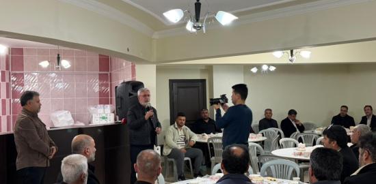 Sincik’te DEMBİR-DER tarafından iftar programı düzenlendi