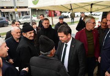 Başkan Erkan Aydın'ın Cuma Durağı Çiftehavuzlar Mahallesi Oldu