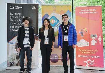Türkiye'den iki öğrenci Avrupa'nın en büyük finansal okuryazarlık yarışmasının finalinde yer aldı