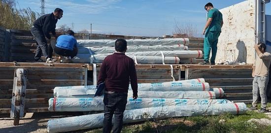 Büyükşehir Belediyesi'nden üreticiye sera naylonu desteği