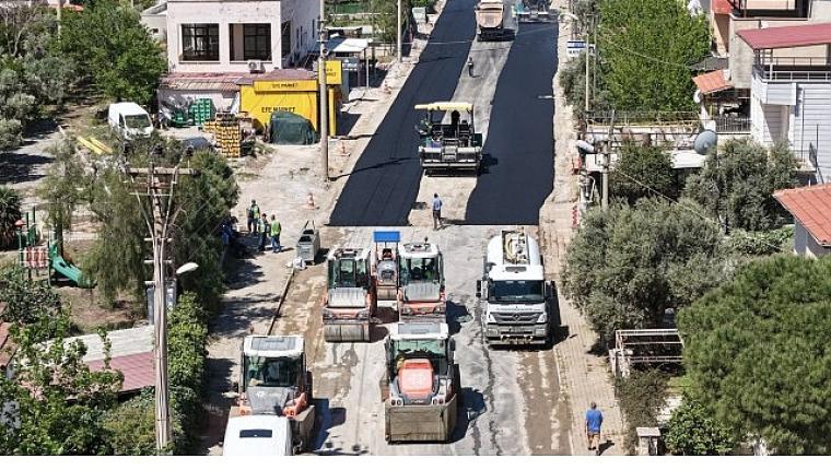 Başkan Çerçioğlu'nun Çalışmaları ile Akbük Yolu Yenileniyor