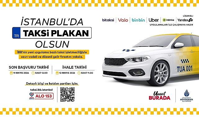 İstanbul'da Uygulama Bazlı Taksi İçin 8. İhale 12 Mayıs'ta