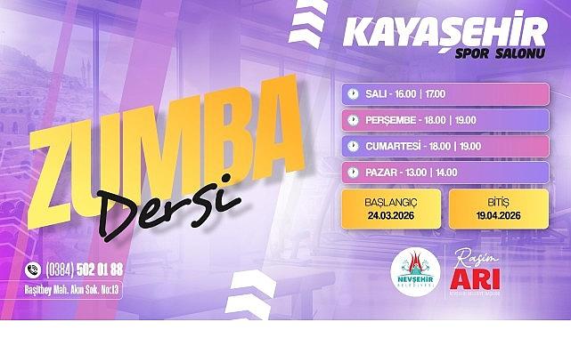 Nevşehir Kayaşehir'de Zumba Dönemi Başlıyor