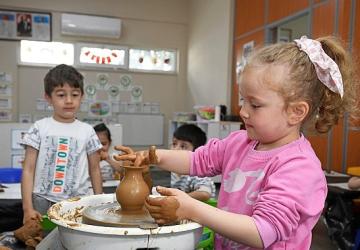 Osmangazi Belediyesi Kreşlerinde Çocuklar Toprağa Şekil Verdi