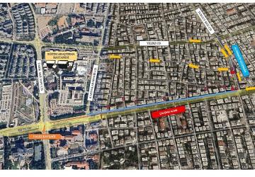 Turgut Reis Caddesi ile Falez Kavşağı arası trafiğe kapatılacak