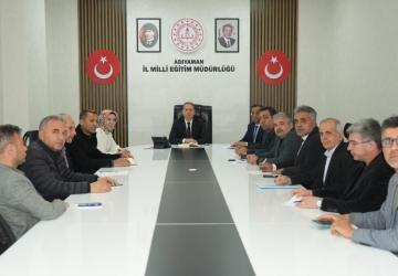 Adıyaman'da Mesleki ve Teknik Eğitimde Değerlendirme ve Planlama Toplantısı Gerçekleştirildi