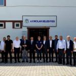 Vali Yardımcısı Göktaş ve beraberindeki heyetten Kahta Akıncılar Belediyesi’ne ziyaret