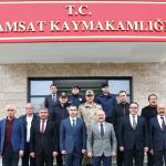 Samsat’ta Vali Varol’dan Kaymakam Gökçayır’a ziyaret