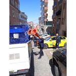 Zümrütevler ve Fındıklı mahallelerinde kaldırım ve yol işgalleri kaldırıldı