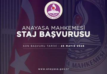 Anayasa Mahkemesi’nden hukuk öğrencilerine tam zamanlı staj programı