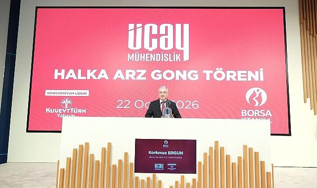 Borsa İstanbul'da gong Üçay Mühendislik için çaldı