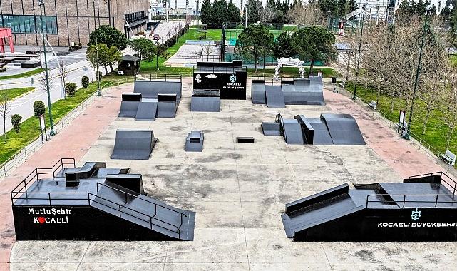 Sekapark'ta Skate Park yenilendi, parkur tam not aldı