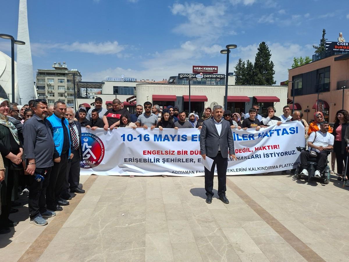 Adıyaman Engelli Dernekleri Kalkındırma Platformu’ndan 'Engelsiz Adıyaman' çağrısı! - Videolu Haber