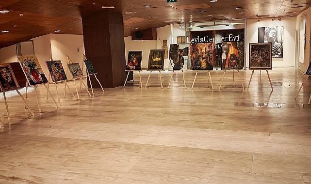 Bakırköy'de Kursiyerlerden Karma Resim Sergisi