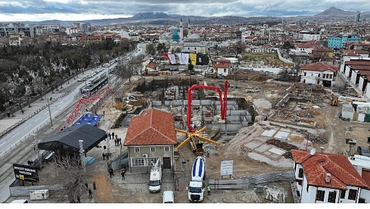 Konya Büyükşehir'in Şehre Kazandıracağı Mevlevi Dergahı'nın Temeli Atıldı