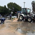 Büyükşehir ekipleri şiddetli yağışa karşı teyakkuz halinde