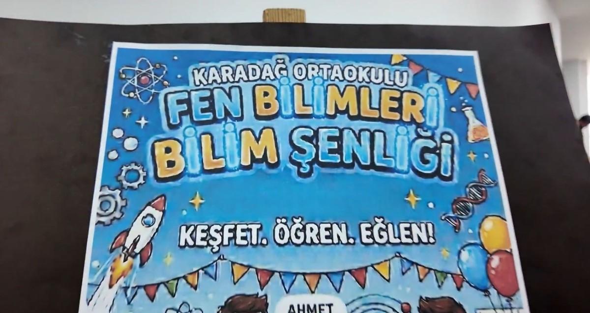 Karadağ Ortaokulu’nda Fen Bilimleri Bilim Şenliği düzenlendi - Videolu Haber