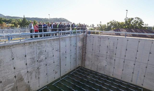Başkan Vekili Özdemir Konaklı Arıtma Tesisi'nde incelemelerde bulundu