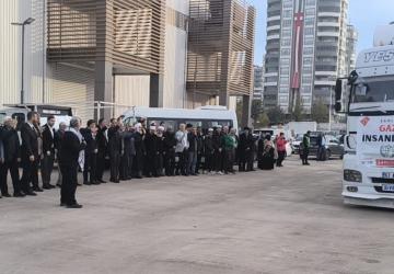 Şanlıurfa İHH, Gazze’ye 3’üncü yardım konvoyunu uğurladı - Videolu Haber