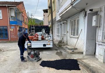 Gemlik Belediyesi Acil Müdahale Ekibi Sahada