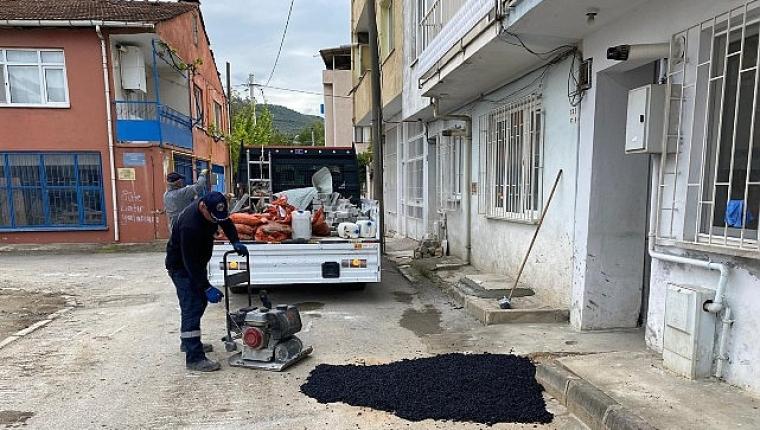 Gemlik Belediyesi Acil Müdahale Ekibi Sahada
