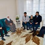 Kahta Kaymakamı şehit ailelerine ziyarette bulundu