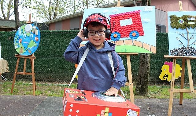 Lokomotif Çocuk Köyü'nde geri dönüşüm rüzgârı