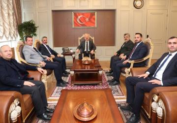 Vali Varol, Milletvekili Alkayış ve İl Başkanı Çadır’ı kabul etti