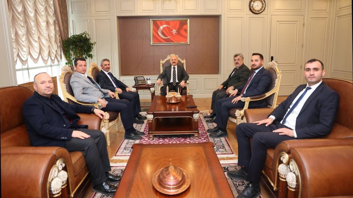 Vali Varol, Milletvekili Alkayış ve İl Başkanı Çadır’ı kabul etti