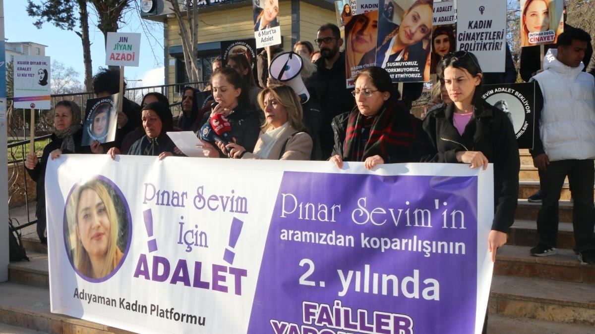 Adıyaman Kadın Platformu’ndan 'Pınar Sevim İçin Adalet' çağrısı - Videolu Haber