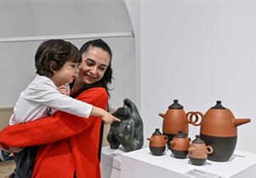 2. Uluslararası Işık Seramik Yarışması Sergisi açıldı