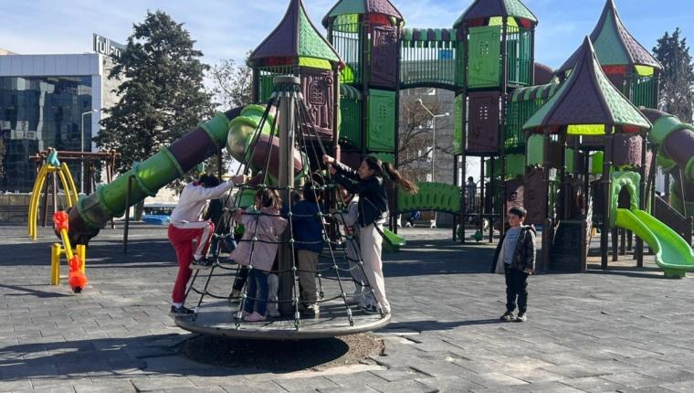 Adıyaman’da bahar havası: Aileler parklara akın etti