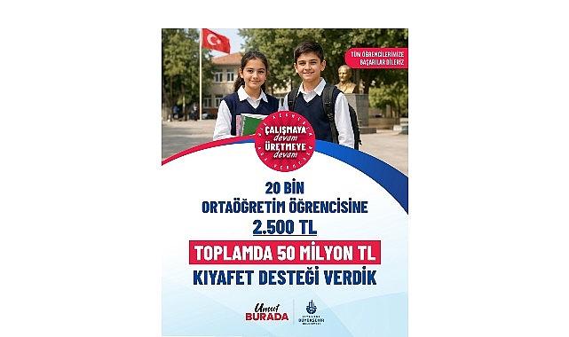 İBB'den 20 Bin Öğrenciye Kıyafet Yardımı