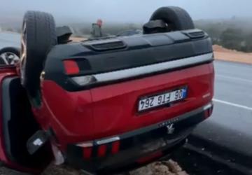 Gölbaşı’nda yağışlı yolda trafik kazası: 2 yaralı - Videolu Haber