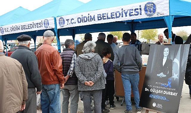 Didim'de Merhume Gülşah Durbay için lokma hayrı düzenlendi