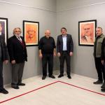 Gaziantep’te Atatürk sergisi: Etem Çalışkan’ın portreleri sanatseverlerle buluştu