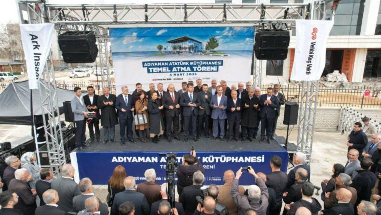 Başkan Tutdere’nin girişimleriyle Atatürk Kütüphanesi’nin temeli atıldı - Videolu Haber